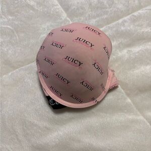 Juicy Couture Blush Pink Logo Bra 36 C #4